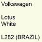 Preview: Volkswagen, Lotus White, L282 (BRAZIL).